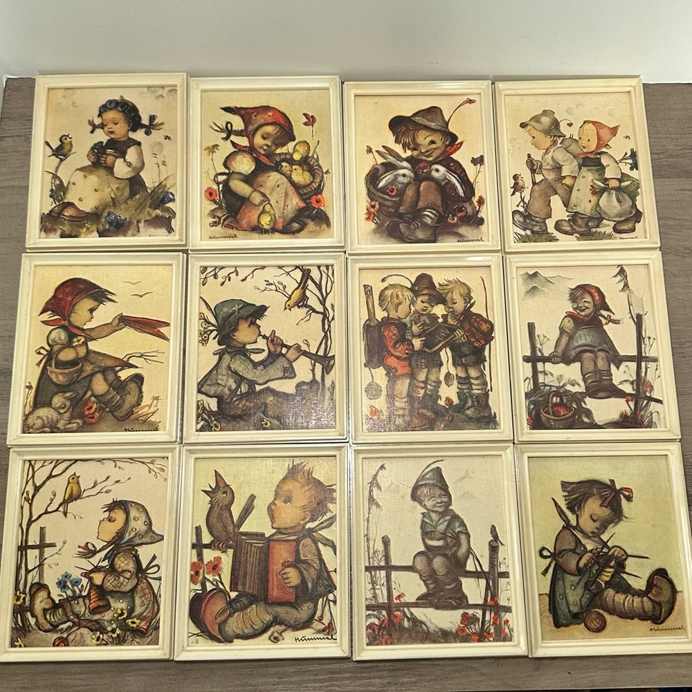 Vintage‎ Hummel Art Prints Set